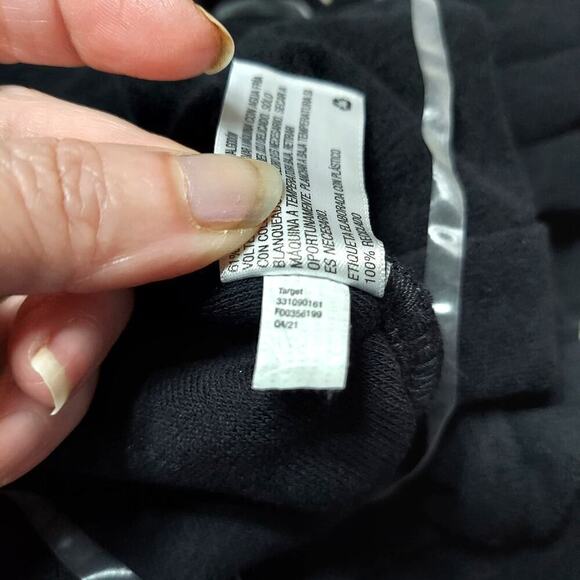 Wild Fable Women's Terry Towel Halter Style Romper - Black - Picture 6 of 6